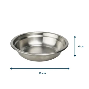 Assiette Inox Gris – Image 2