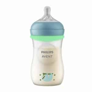 Biberon débit 3 Natural response nuit motif Paresseux Endormi 260ml- Philips Avent – Image 1