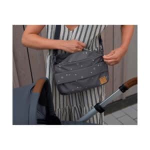 Sac organiseur de poussette anthracite - Rangement Compact - Lässig – Image 6