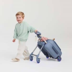 Valise 2 en 1 CABBY enfant cabine 20l avec siège confortable 4 roues blocage poignée réglable - Kinderkraft – Image 6
