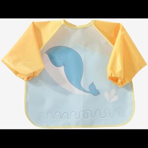 Bavoir tablier Baleine - 3KG7 – Image 1