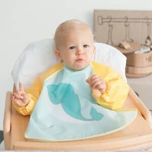 Bavoir tablier Baleine - 3KG7 – Image 3