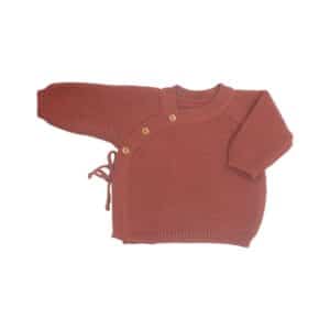 Brassière maille 0-1 mois Terracotta - Trois Kilos Sept – Image 4