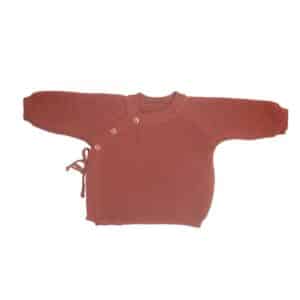 Brassière maille 0-1 mois Terracotta - Trois Kilos Sept – Image 1