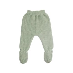 Pantalon en maille layette olive naissance - Trois Kilos Sept – Image 1