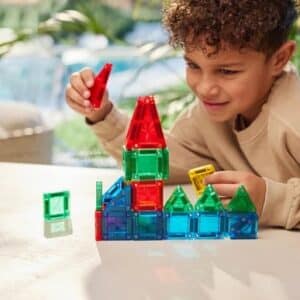 Mini Tuiles Magnétiques Intense 28 pièces Jeu de Construction STEAM - CleverClixx – Image 6