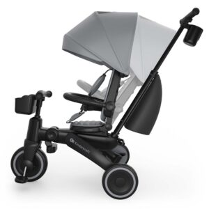 Tricycle évolutif Jazz 3 Gris – 6 en 1, siège pivotant 360°, dès 9 mois jusqu’à 25 kg - Kinderkraft – Image 5